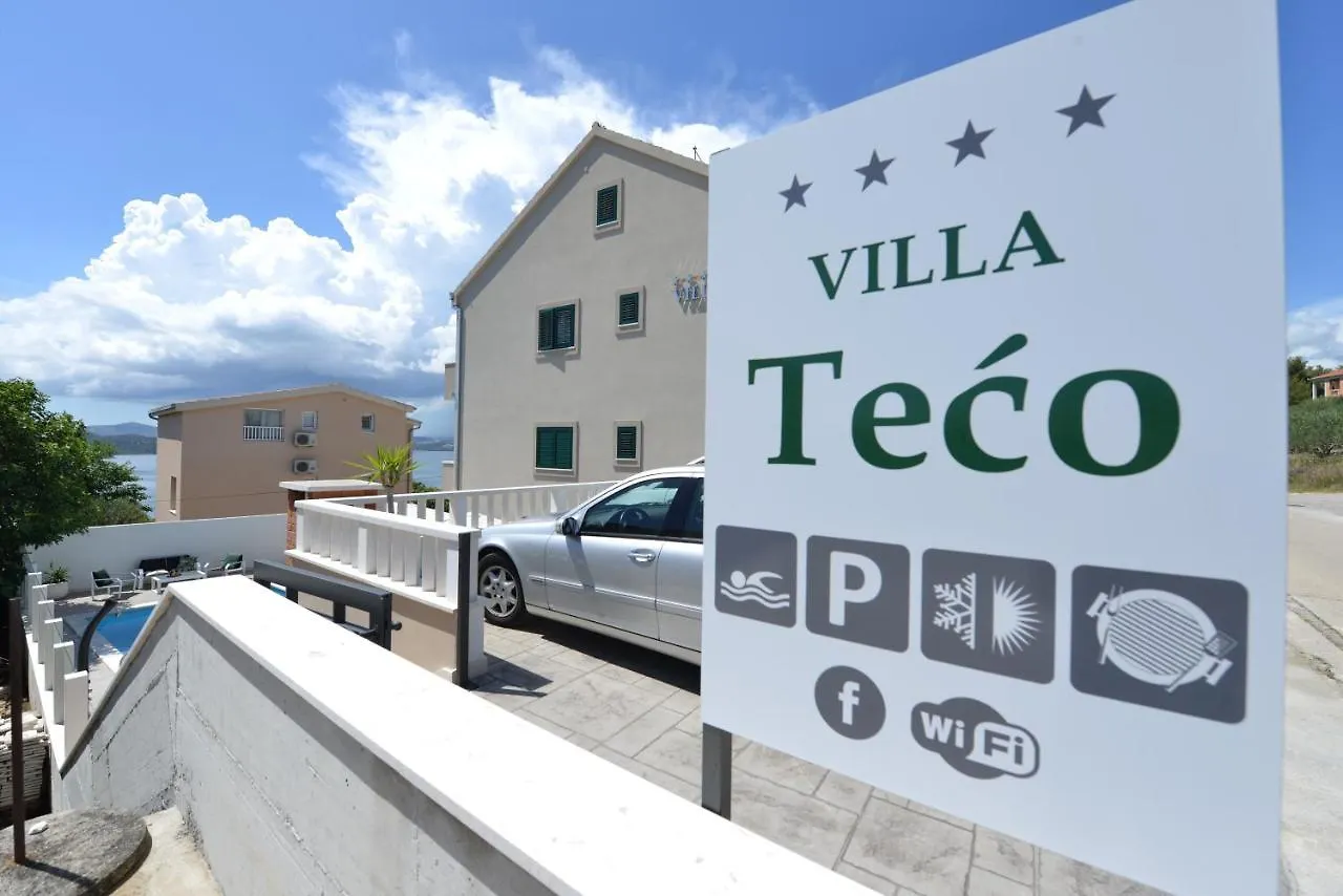 Villa Teco - Moderne Apartments Mit Pool Und Meerblick Trogir